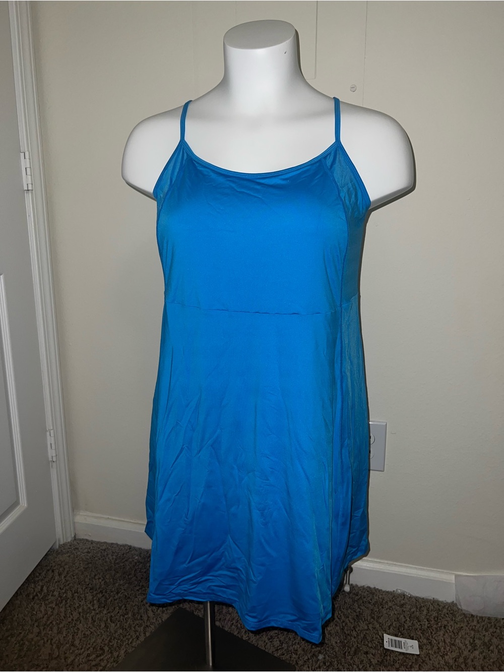 Torrid Active Vibrant Blue Active Dress Romper